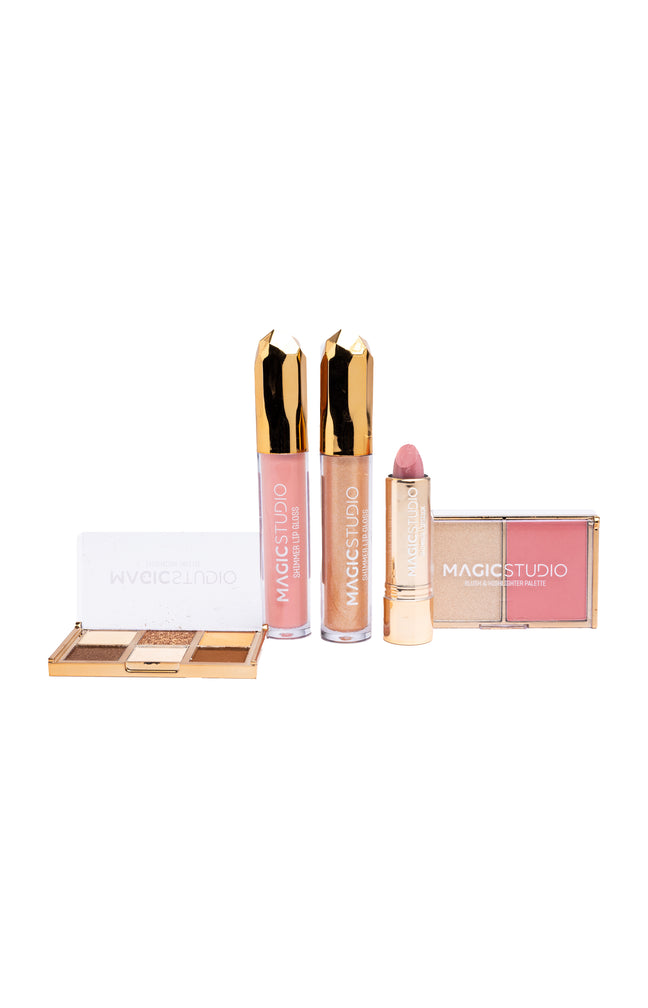 Coffret maquillage - Diamond - Teint, yeux & lèvres - 5 produits