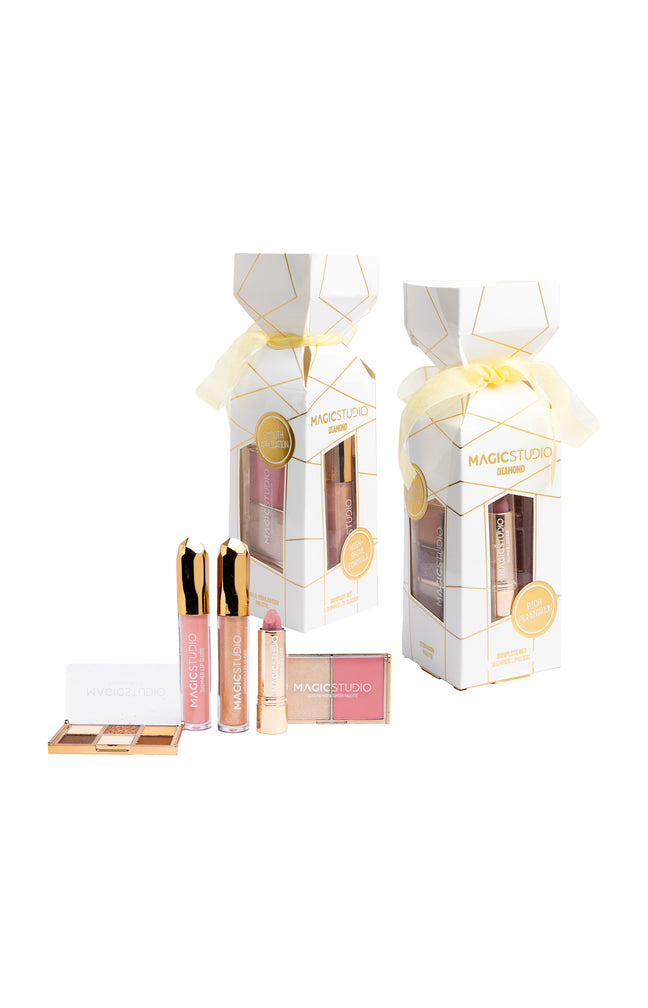 Coffret maquillage - Diamond - Teint, yeux & lèvres - 5 produits