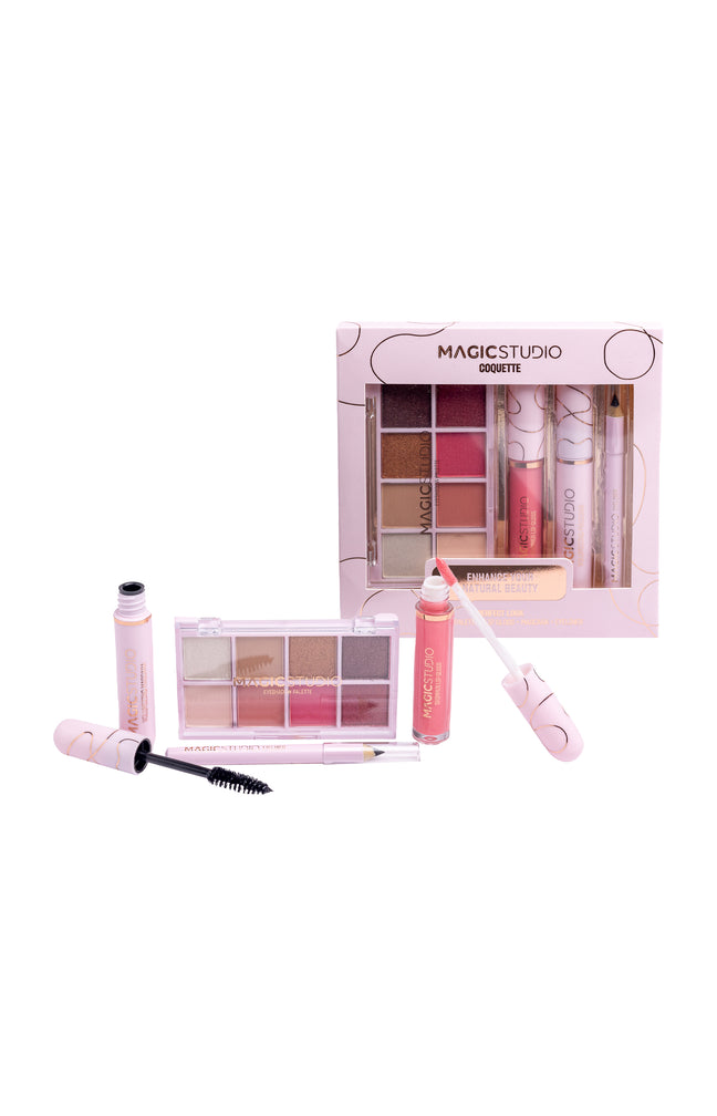 Coffret maquillage - Coquette - Teint & yeux - 4 produits