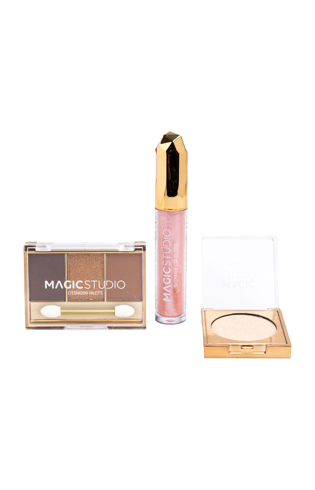 Coffret maquillage - Diamond - Teint, yeux & lèvres - 3 produits