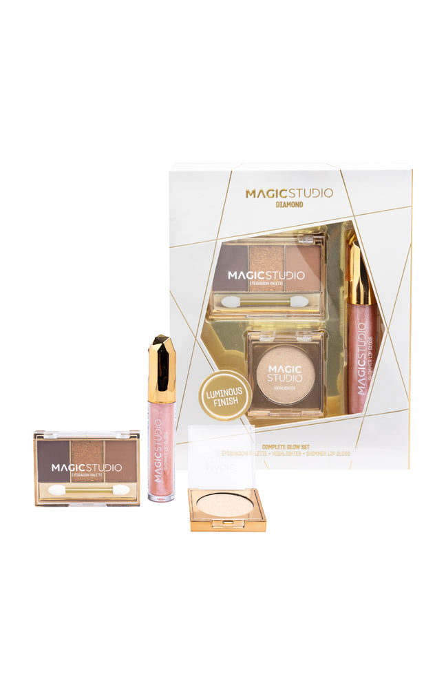 Coffret maquillage - Diamond - Teint, yeux & lèvres - 3 produits