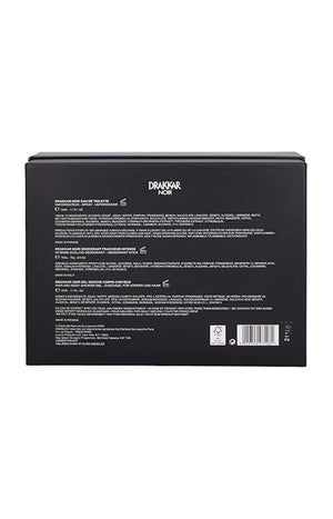 Coffret Drakkar Noir - Eau de toilette - Aromatique fougère - Homme - 3 produits
