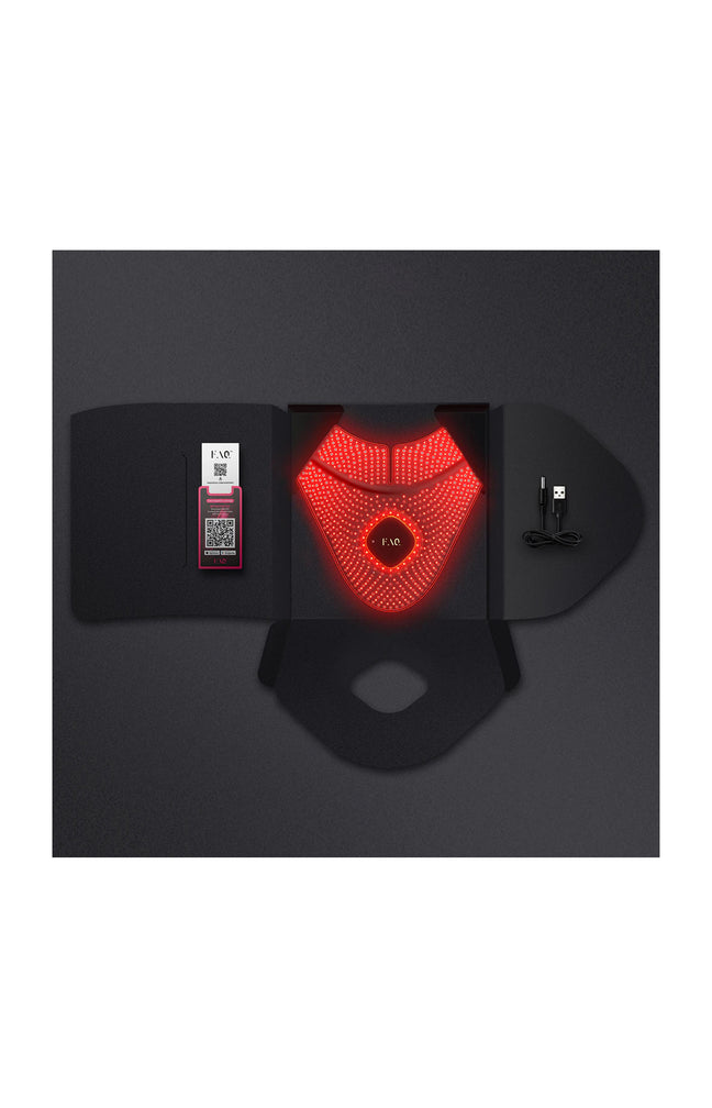 FAQ™ 211 - Masque LED anti-âge - Cou & décolleté
