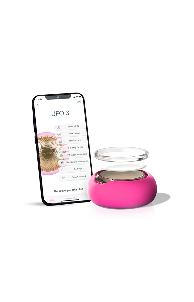 UFO™ 3- Appareil masques & luminothérapie intelligents - Visage - Fuchsia