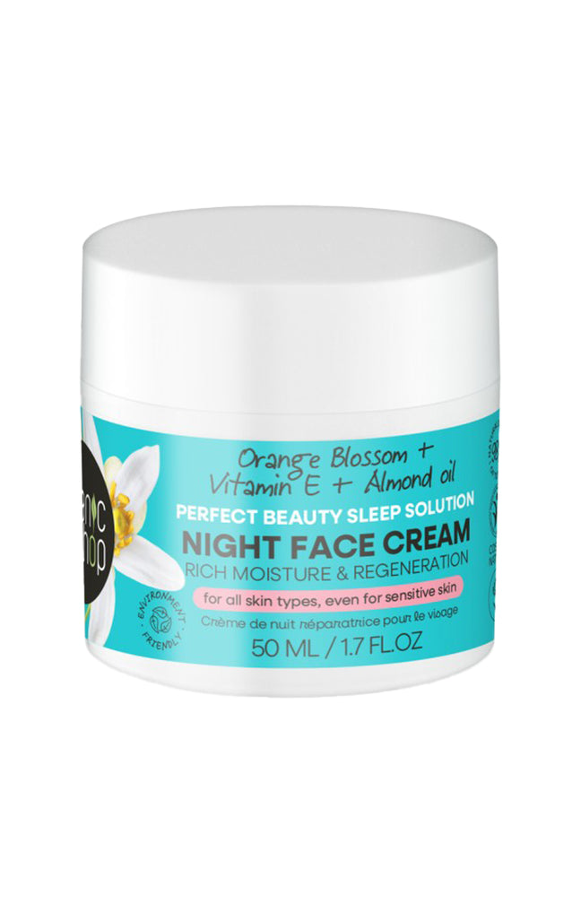 Crème de nuit hydratation - Fleur d’oranger - 50 ml