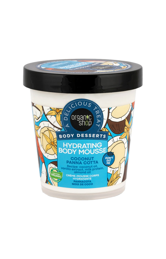 Mousse hydratante - Panna Cotta à la noix de coco - Corps - 450 ml