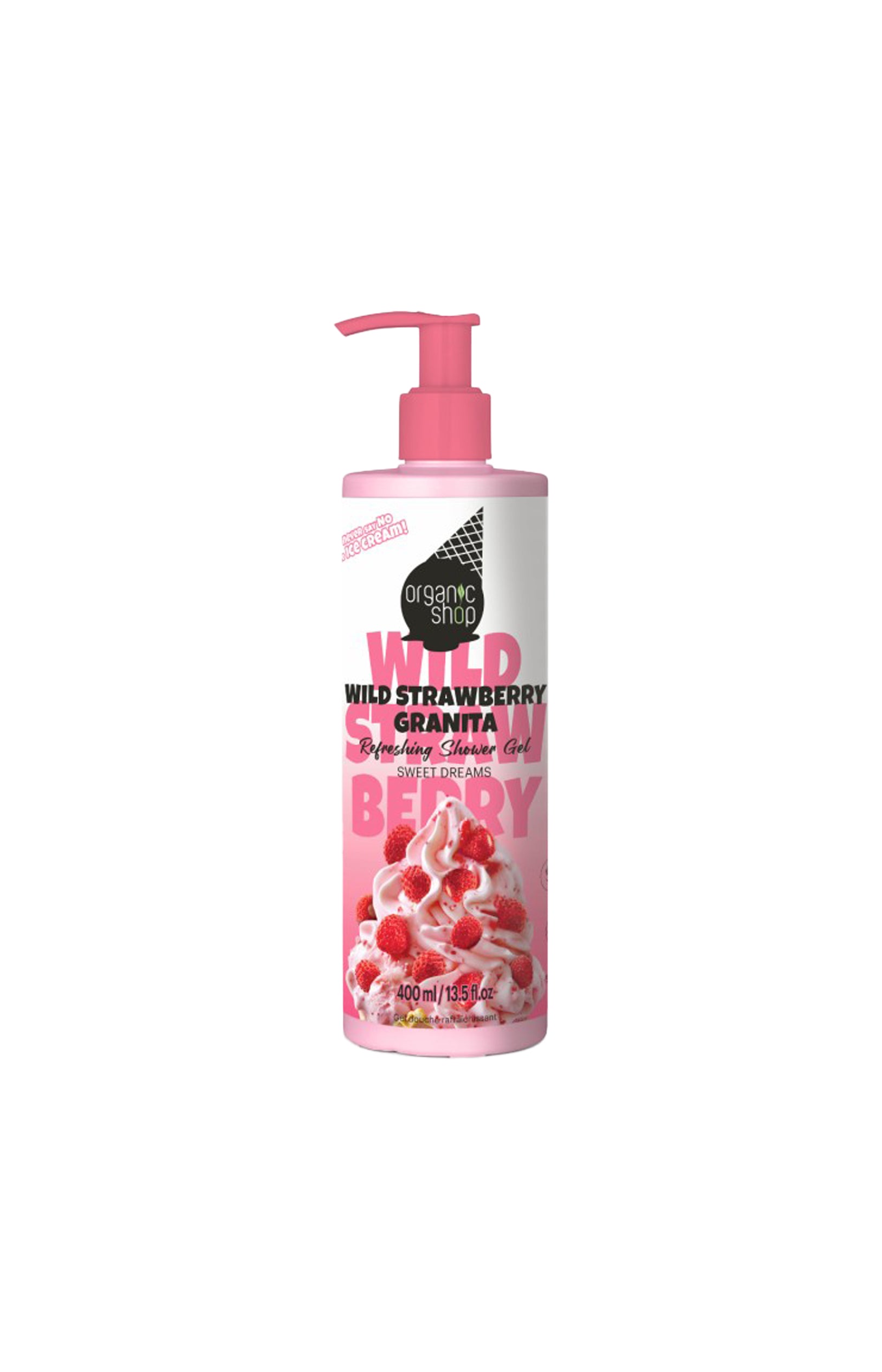 Gels douche rafraîchissants - Granité fraise - 2 x 400 ml