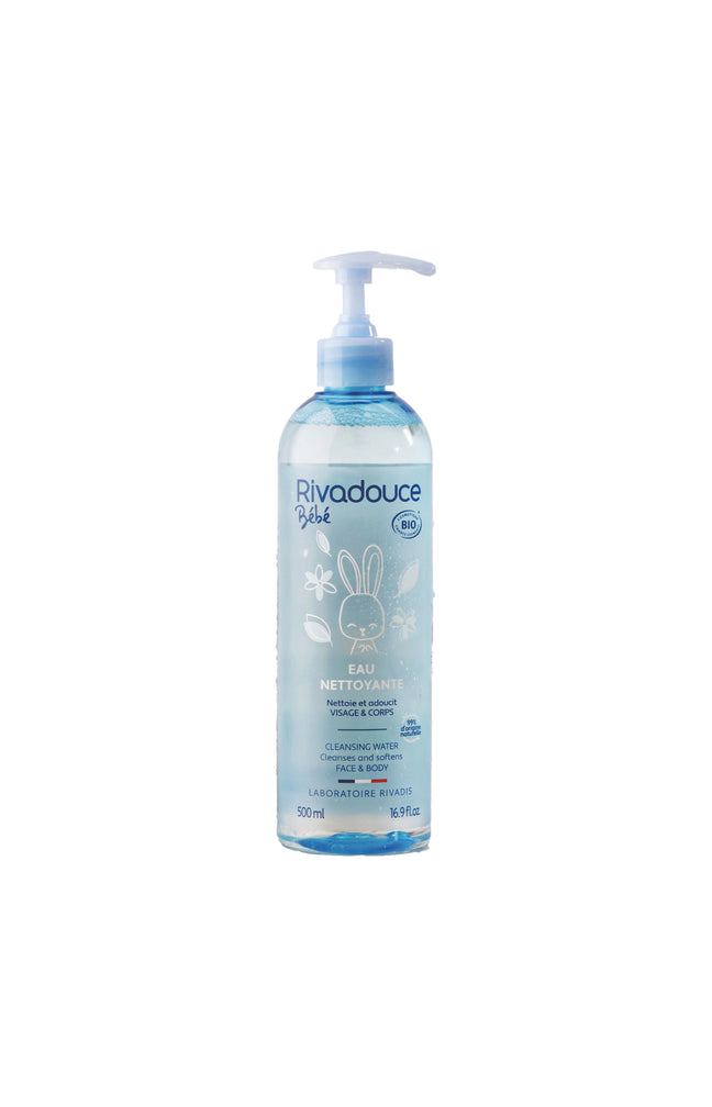 Eaux nettoyantes sans rinçage bio - Visage & corps - Bébé - 2 x 500 ml