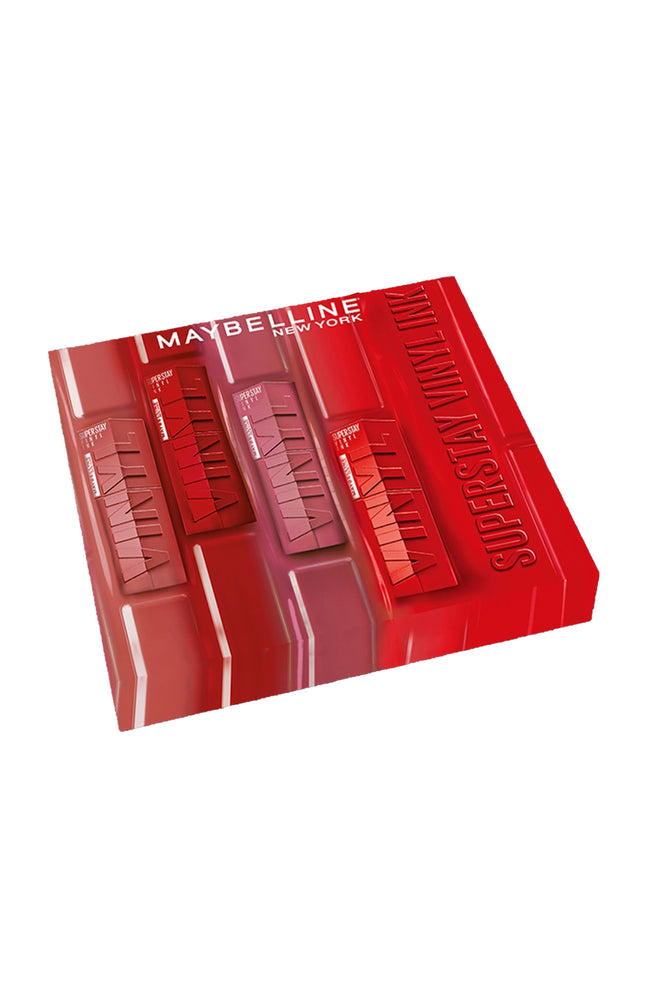 Coffret rouges à lèvres liquides - SuperStay Vinyl Ink - 4 produits