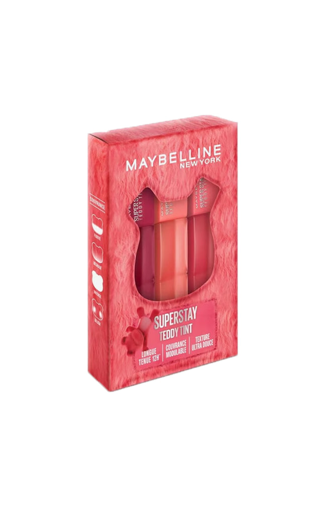 Coffret lèvres – Superstay Teddy Tint – 3 produits