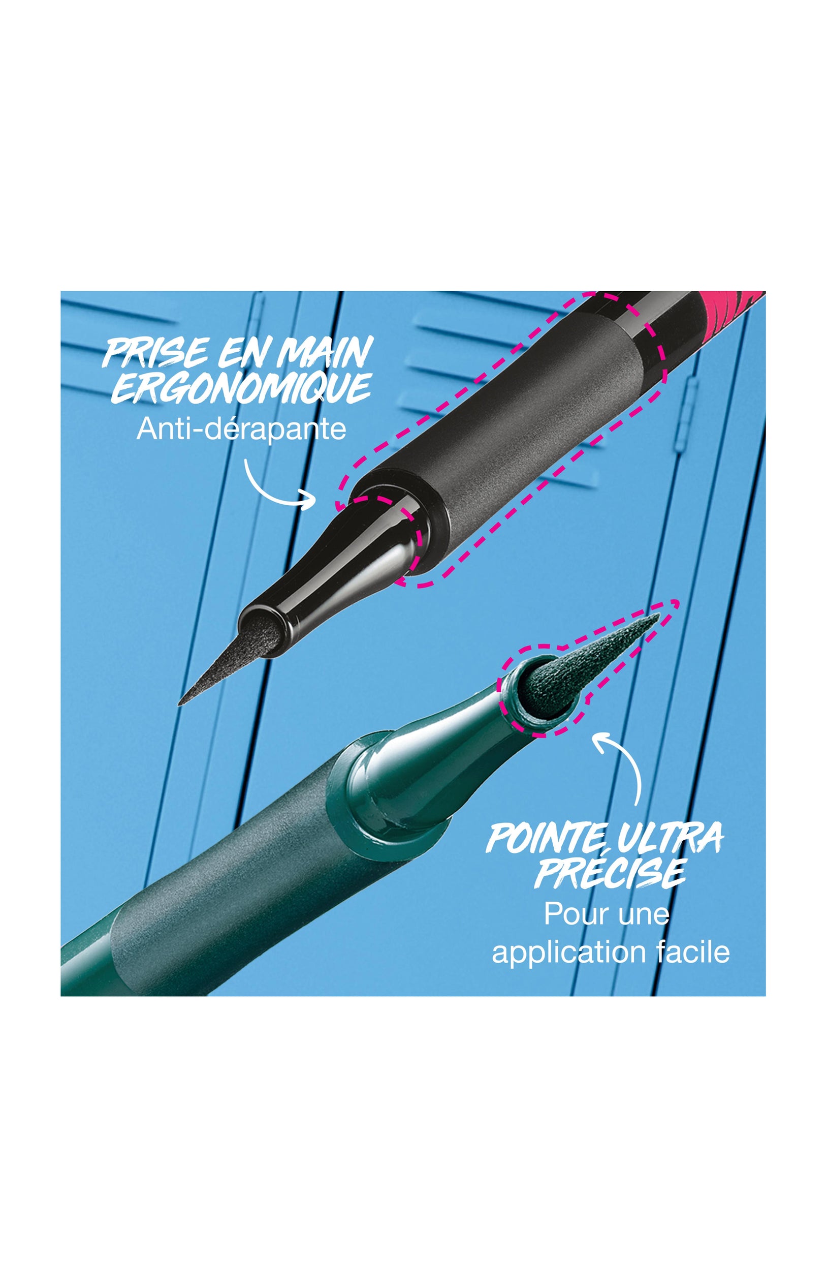 Coffret eyeliners feutre – Hyper Precise – 4 teintes