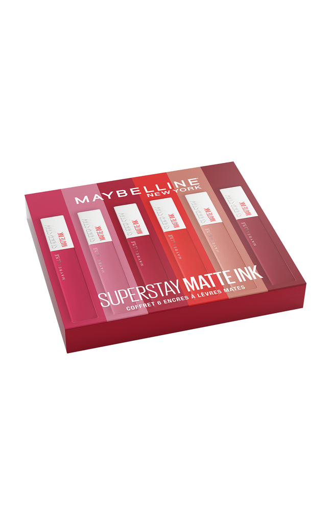 Coffret rouges à lèvres liquides - Superstay Matte Ink - 6 teintes