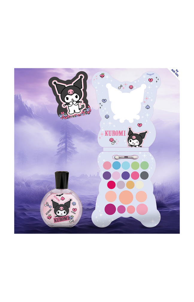 Coffret Kuromi - Eau de toilette & palette maquillage - Fruité floral