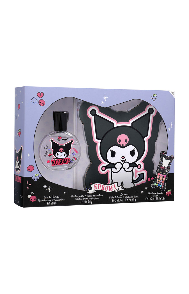 Coffret Kuromi - Eau de toilette & palette maquillage - Fruité floral