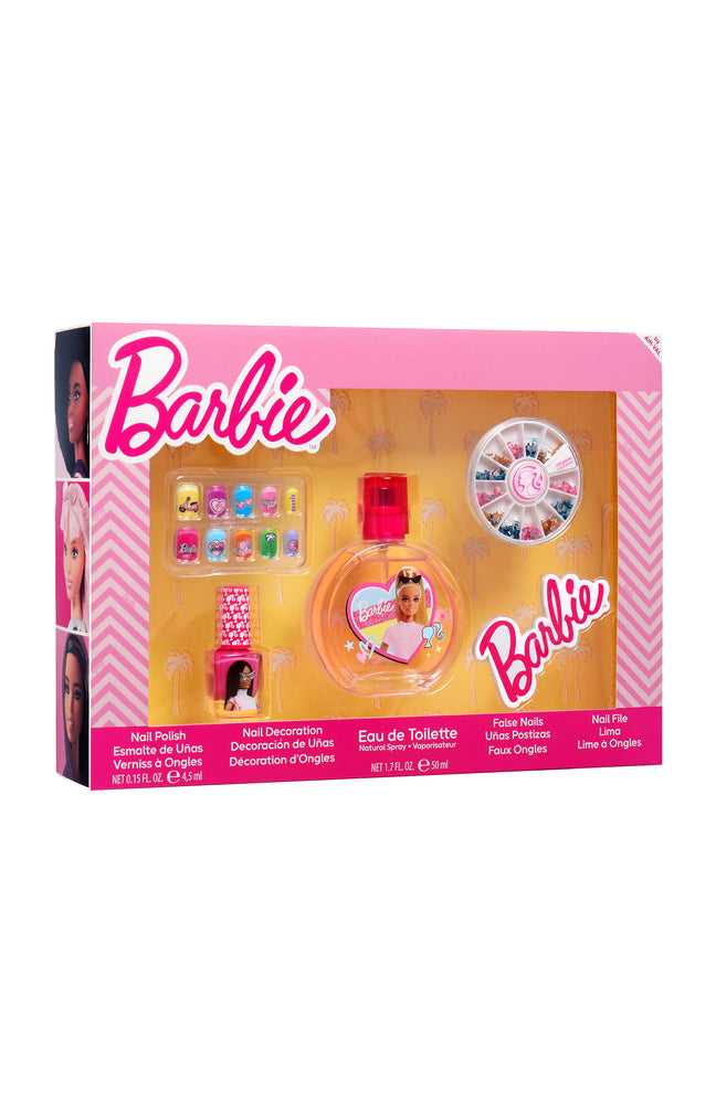 Coffret Barbie - Eau de toilette & kit manucure - Floral - 5 produits