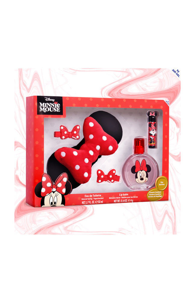 Coffret Minnie Mouse - Eau de toilette & accessoires - Fruité - 4 produits