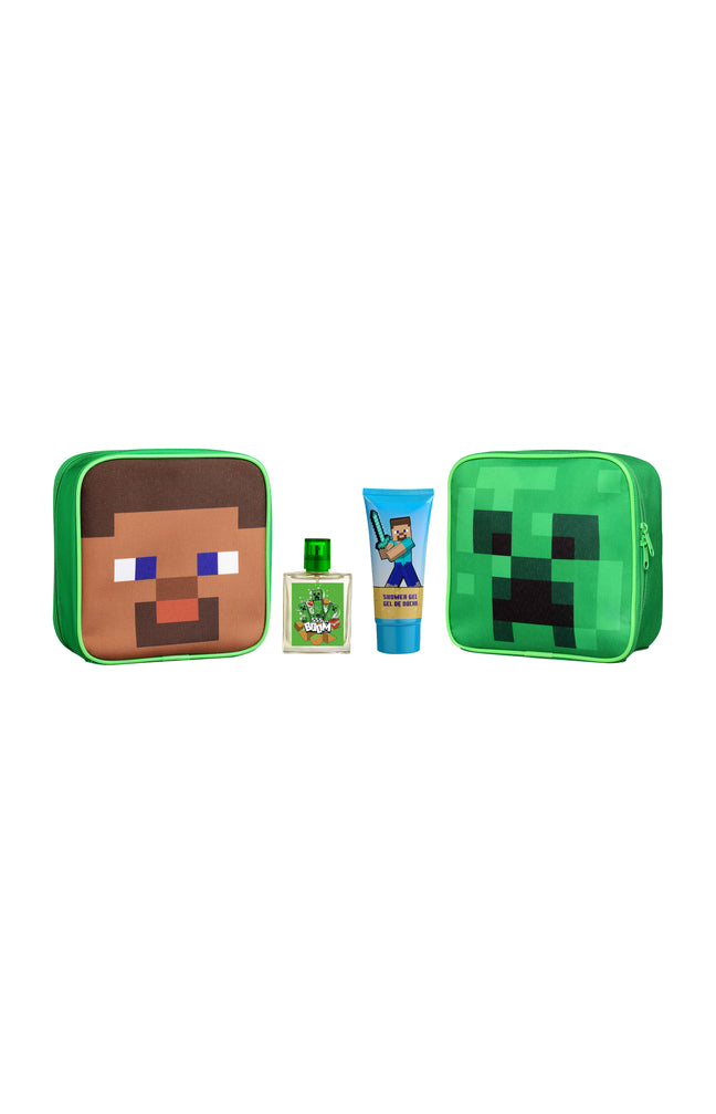 Coffret Minecraft - Eau de toilette & gel douche - Boisé