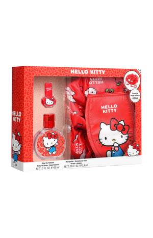 Coffret Hello Kitty - Eau de toilette & accessoires - Fruité - 3 produits