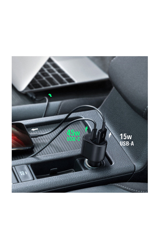 Chargeur voiture double USB