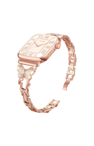 Bracelet montres connectées - Acier - Or rose