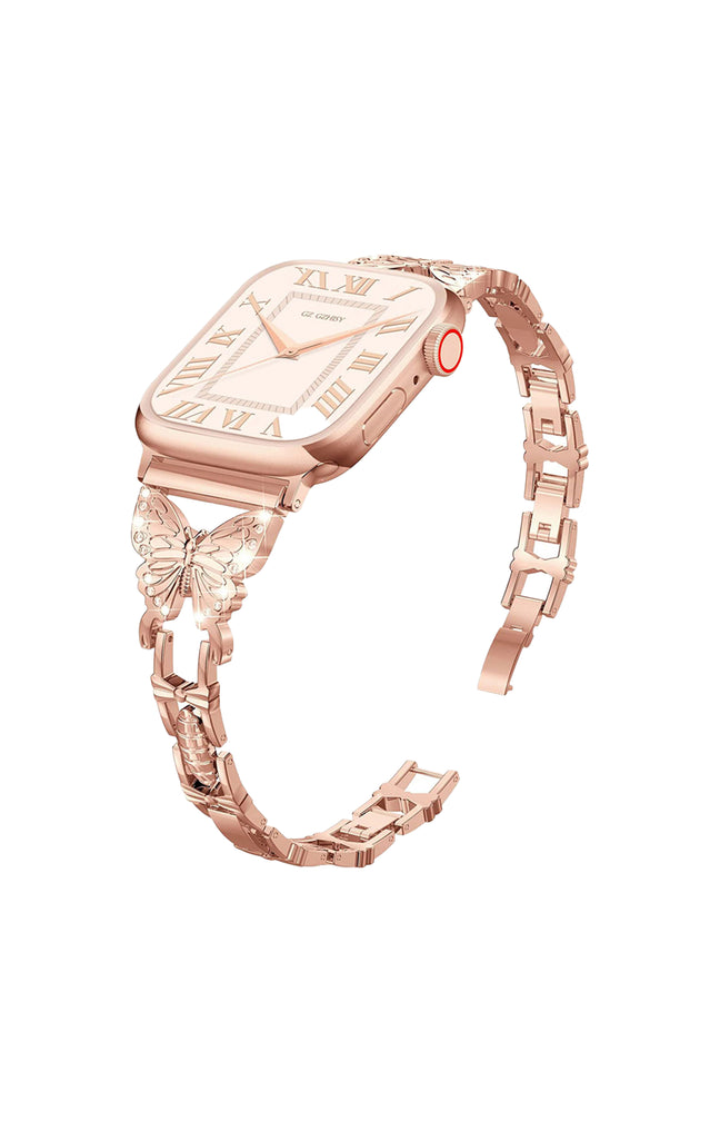 Bracelet montres connectées - Acier - Or rose