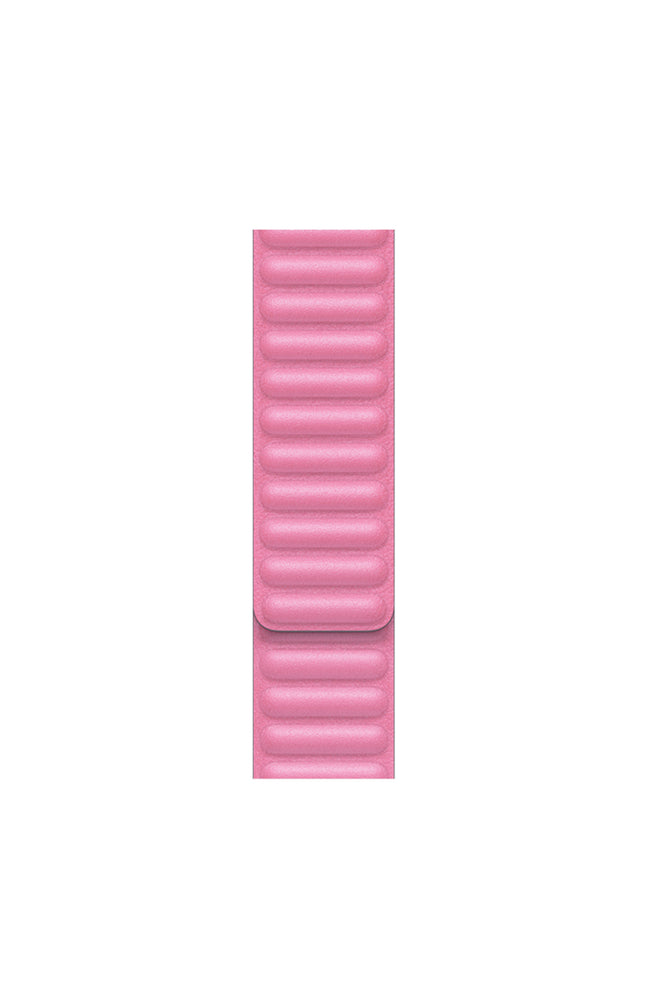 Bracelet montres connectées - Cuir synthétique - Rose