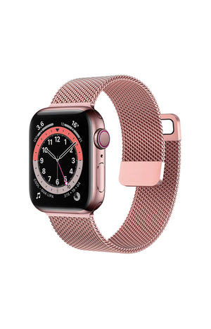 Bracelet montres connectées - Acier - Or rose