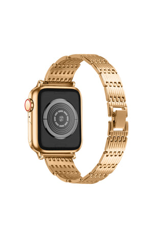 Bracelet montres connectées - Acier - Doré