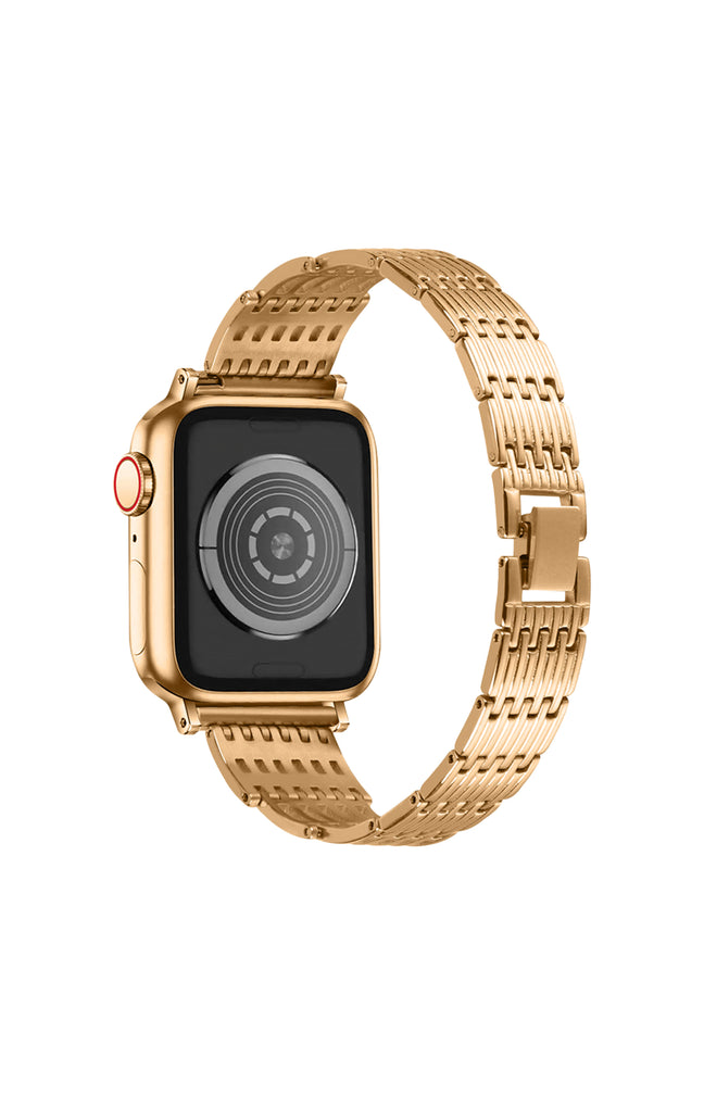 Bracelet montres connectées - Acier - Doré