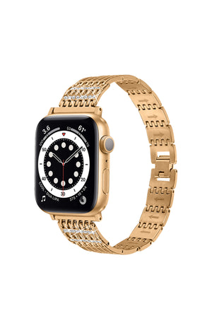 Bracelet montres connectées - Acier - Doré