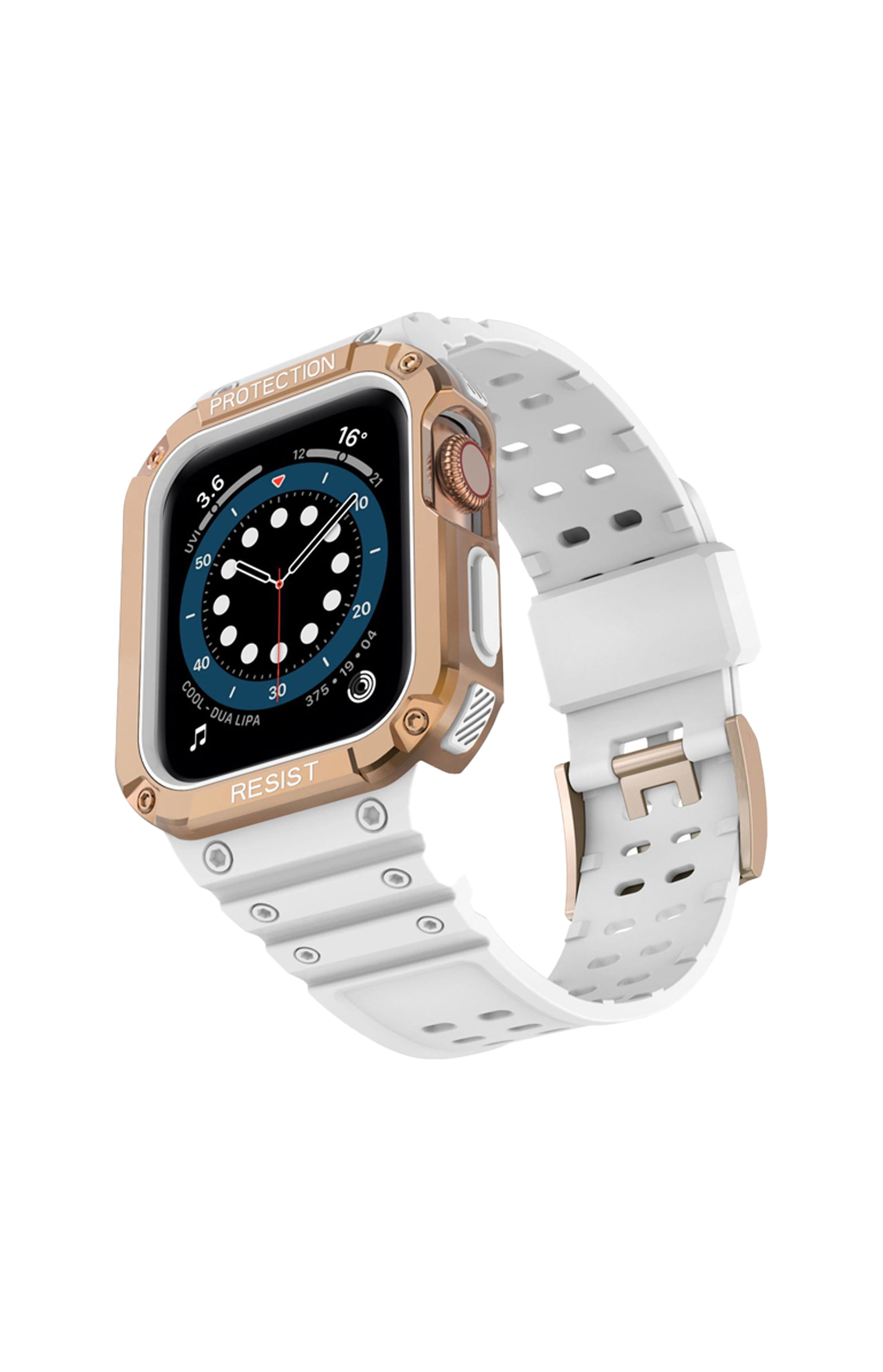 Bracelet montres connectées - Blanc