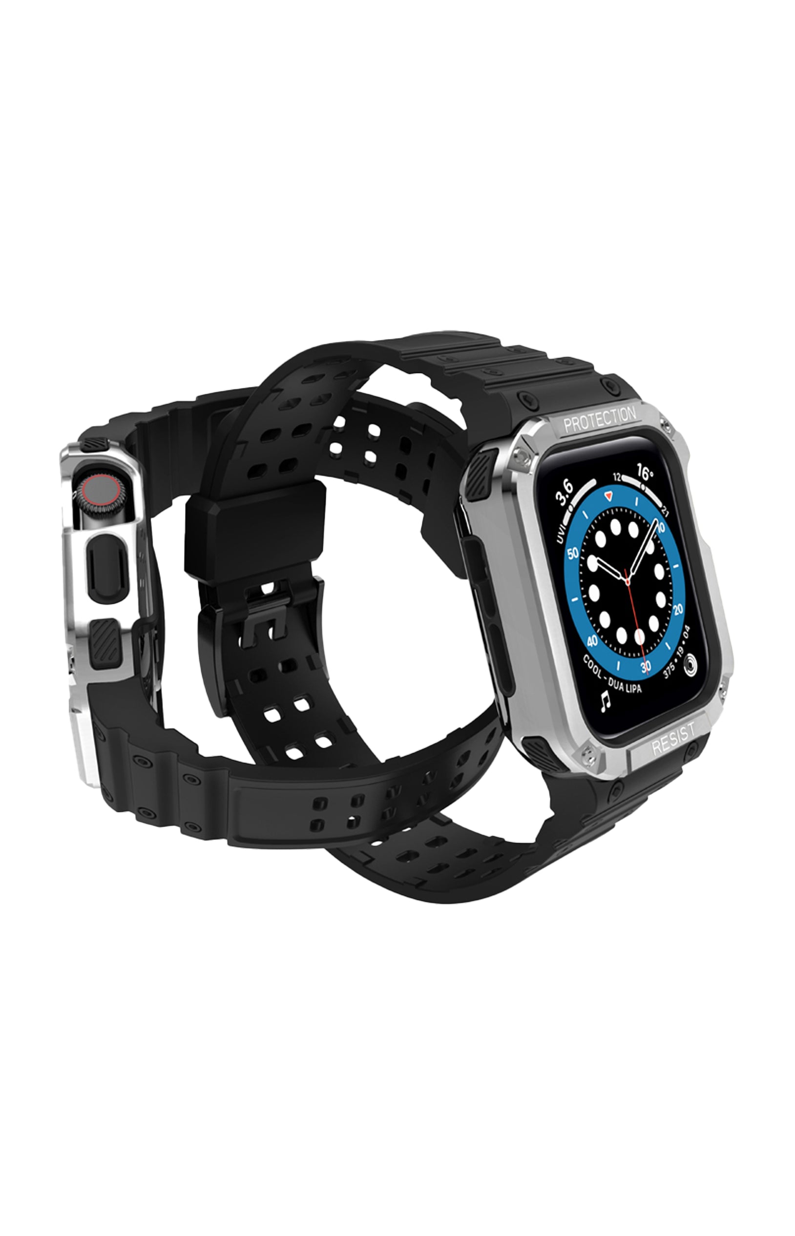 Bracelet montres connectées - Noir