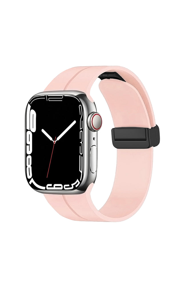Bracelet montres connectées - Silicone - Rose