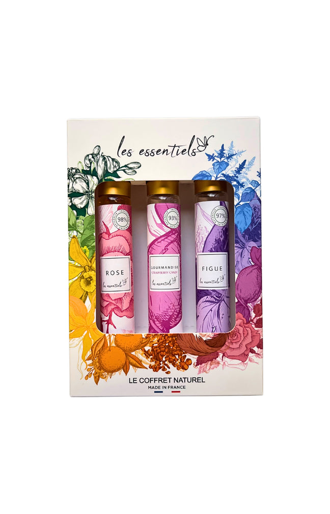 Coffret Les Essentiels - Eaux de parfum - Rose, Gourmandise & Figue - 3 x 30 ml