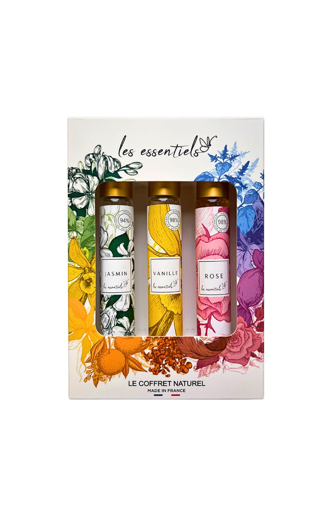 Coffret Les Essentiels - Eaux de parfum - Vanille, Rose & Jasmin - 3 x 30 ml