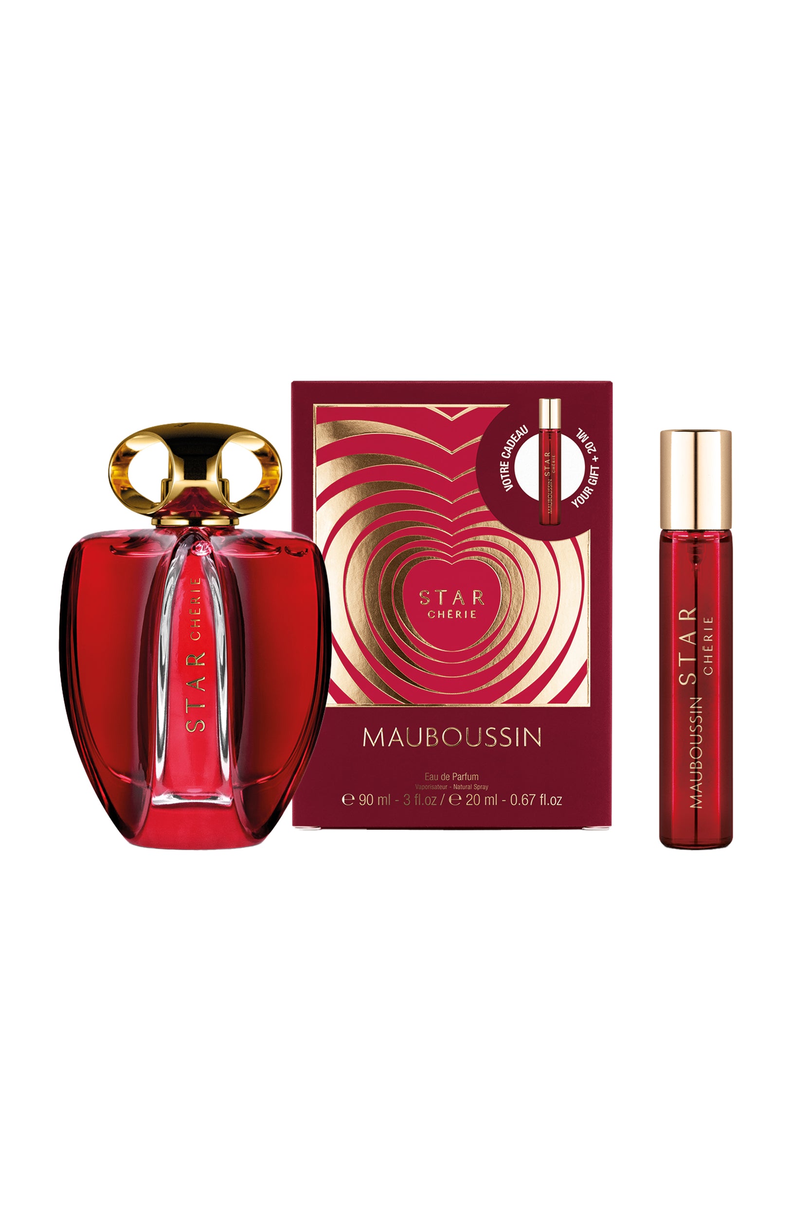 Coffret Star Chérie Eau de parfum - Floral fruité - 2 produits