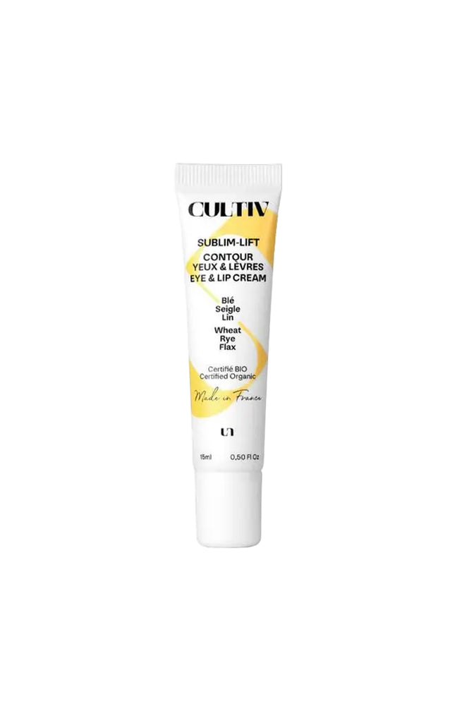 Soin lissant bio - Blé, seigle & lin - Yeux & lèvres - Peaux matures - 15 ml