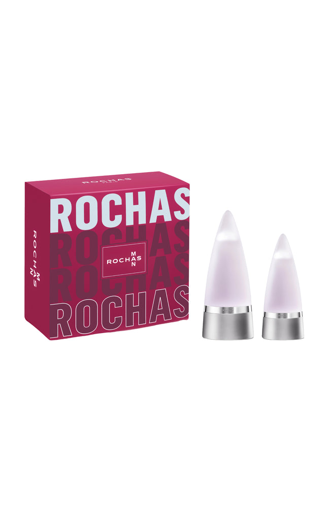 Coffret Rochas Man Eau de toilette - Ambré boisé - Homme - 2 x 100 ml