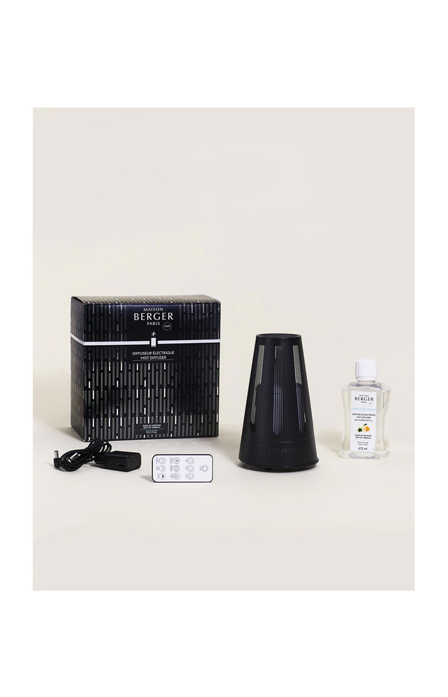 Diffuseur électrique - Amphora Noir Satiné - Zeste de Verveine - 80 ml