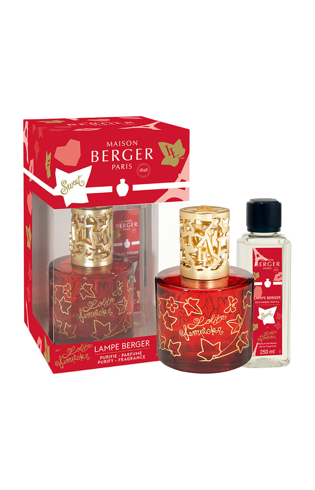 Coffret lampe à catalyse - Berger Pure Lolita Lempicka Sweet - Cerise & cacao - 250 ml