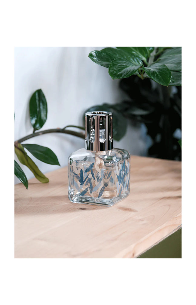 Coffret lampe à catalyse - Berger Glaçon Plumes - Caresse de Coton - 250 ml