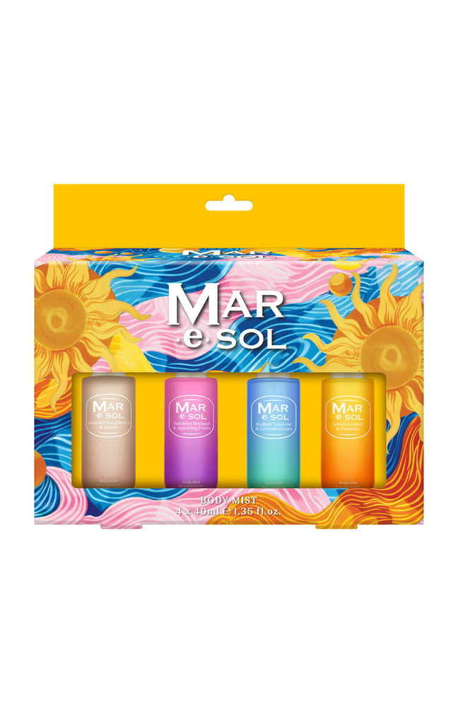 Coffret brumes parfumées - Mar e Sol - 4 x 40 ml