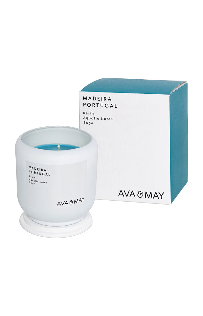 Bougie parfumée - Madère - Notes aquatiques & sauge - 200 g