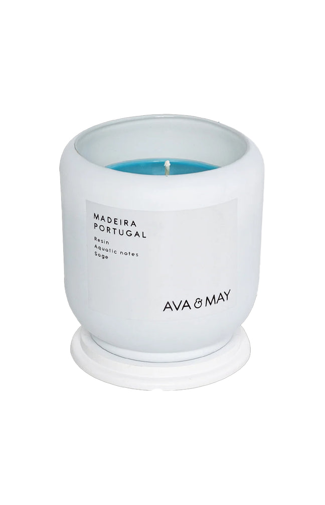 Bougie parfumée - Madère - Notes aquatiques & sauge - 200 g