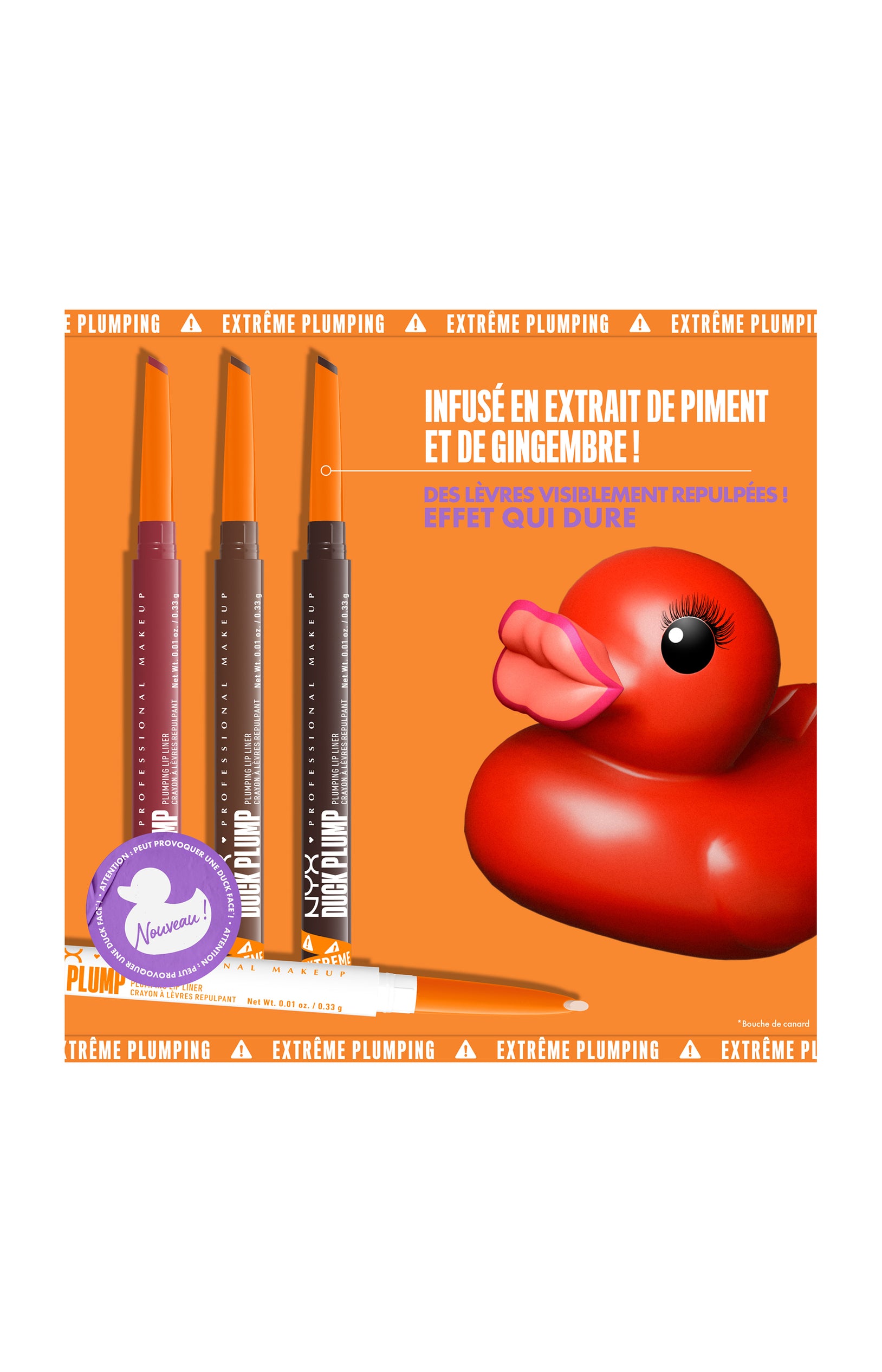 Crayon à lèvres repulpant - Duck Plump