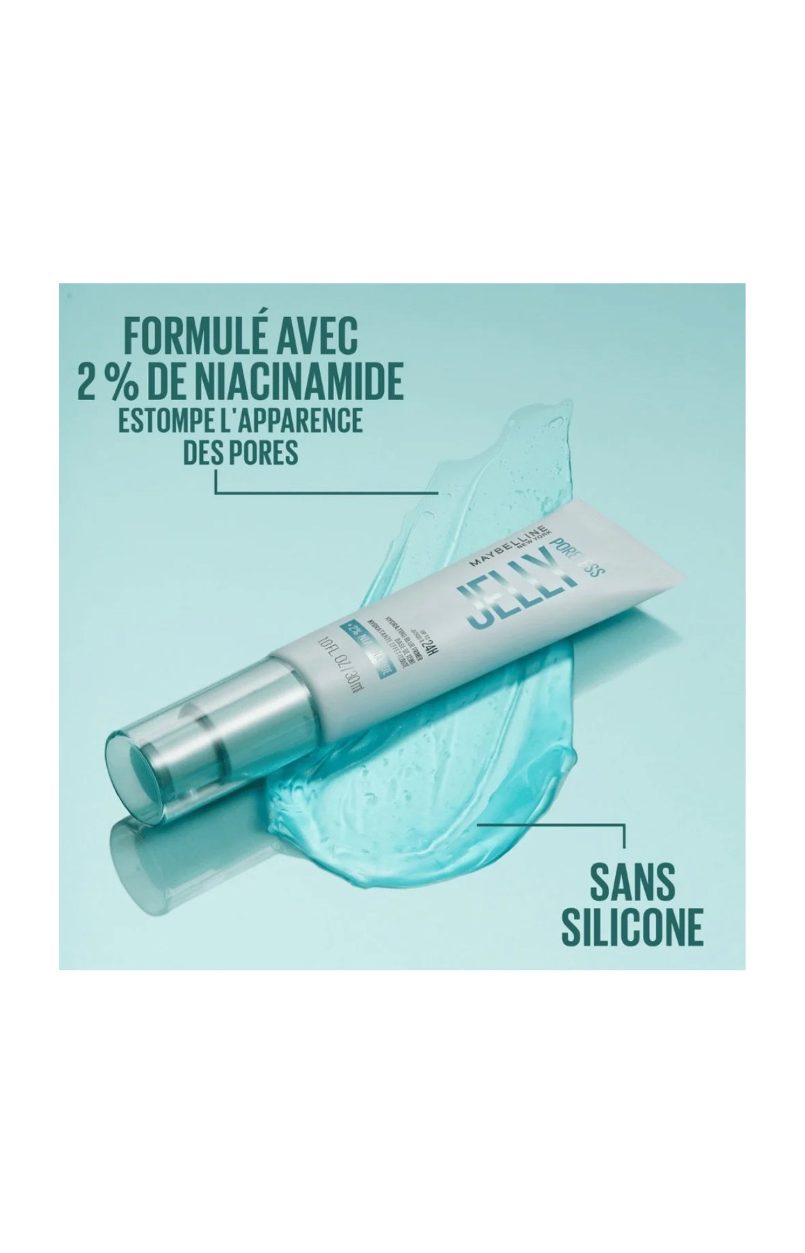 Base de teint lissante - Jelly - Niacinamide - 30 ml