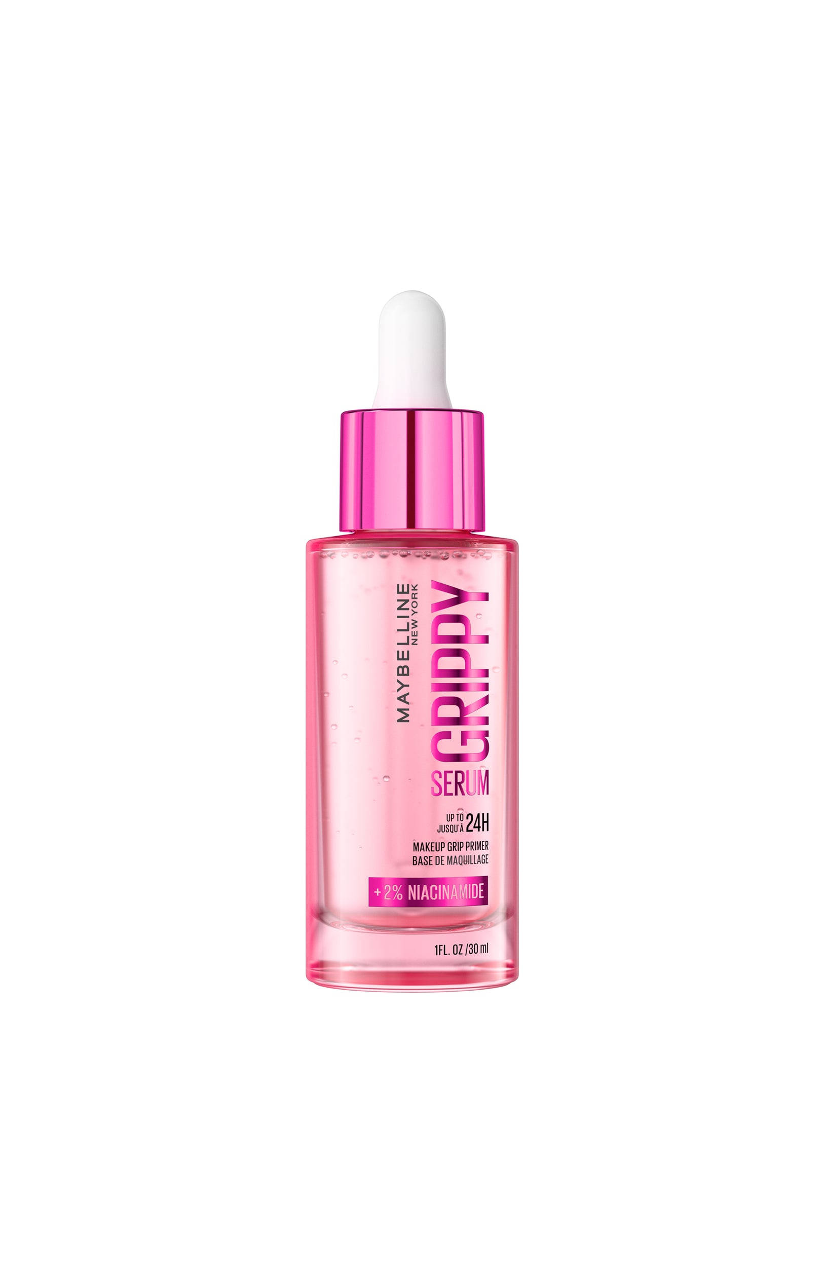 Base de teint sérum longue tenue - Grippy - Niacinamide - 30 ml