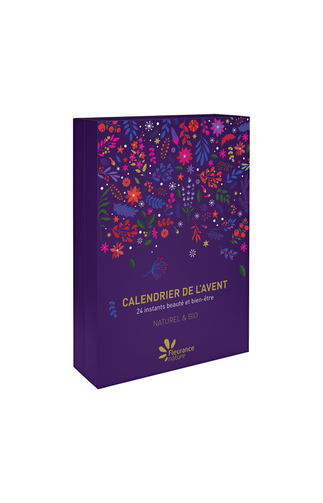 Calendrier de l’Avent bio – Envolée fleurie – 24 produits