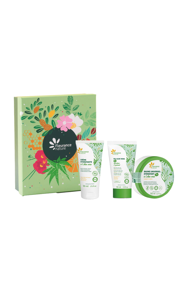 Coffret hydratation aloe vera bio - Visage & corps - 3 produits