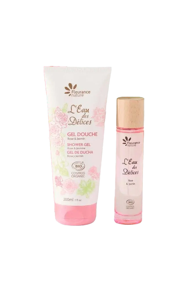 Gel douche & parfum bio - Rose & jasmin
